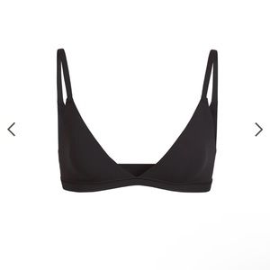 SKIMS Fits Everyone Triangle Bralette Large Onyx